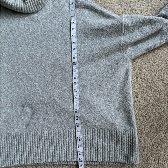 And Other Stories Turtle Neck Pullover Acrylic Grey Winter Sweater Size Large - Picture 15 of 15